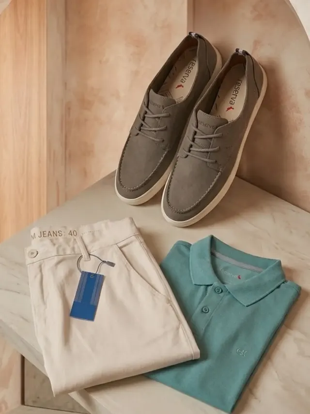 Polos e mocassins